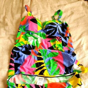 Motherhood Maternity Bright Tank Bikini